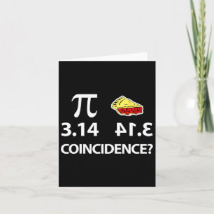 Pi Day Pi Byckwards ist Pie-Zufall Karte
