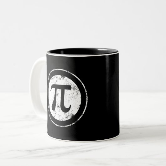 Pi Day Pi Math Zweifarbige Tasse (Vorderseite Links)