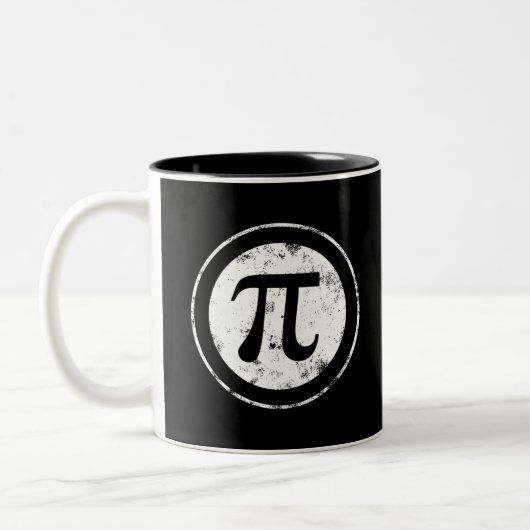 Pi Day Pi Math Zweifarbige Tasse (Links)