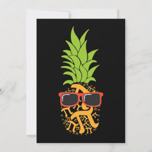 Pi Day Pi Neapel Ananas Funny Mathe Kinder Frauen Einladung