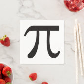 Pi Day Pi Symbol Paper Napkins Serviette (Beispiel)