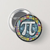 Pi-Day-Pi-Symbole Button (Vorne & Hinten)
