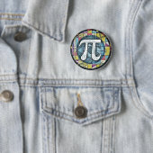 Pi-Day-Pi-Symbole Button (Beispiel)