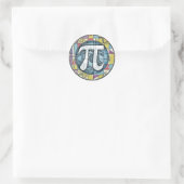 Pi Day Pi Symbole Runder Aufkleber (Tasche)