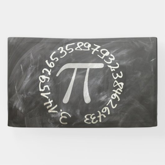Pi Day PiDay Chalkboard-Bildung Banner (Horizontal)
