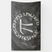 Pi Day PiDay Chalkboard-Bildung Banner (Vertikal)