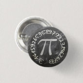 Pi Day PiDay Chalkboard-Bildung Button (Vorne & Hinten)
