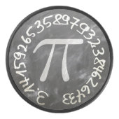 Pi Day PiDay Chalkboard-Bildung Eishockey Puck (Vorderseite)