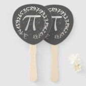 Pi Day PiDay Chalkboard-Bildung Fächer (Vorne und Hinten)