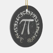 Pi Day PiDay Chalkboard-Bildung Keramik Ornament (Rechts)