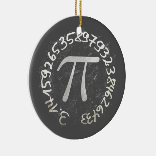 Pi Day PiDay Chalkboard-Bildung Keramik Ornament (Rechts)