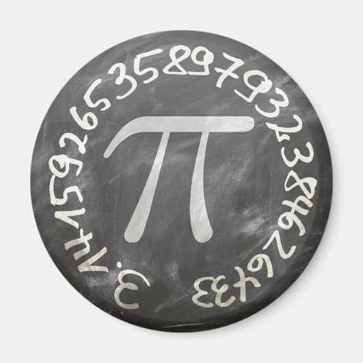 Pi Day PiDay Chalkboard-Bildung Magnet (Vorne)