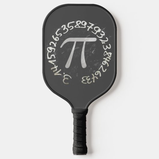 Pi Day PiDay Chalkboard-Bildung Pickleball Schläger (Vorderseite)