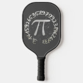Pi Day PiDay Chalkboard-Bildung Pickleball Schläger (Rückseite)
