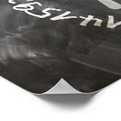Pi Day PiDay Chalkboard-Bildung Poster (Ecke)