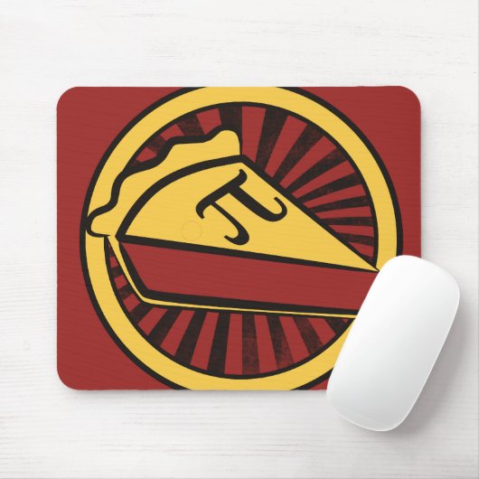 Pi Day Pie Mousepad (Mit Mouse)