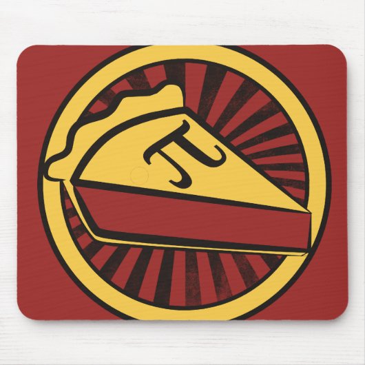 Pi Day Pie Mousepad (Vorne)