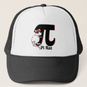 Pi Day Pirate Rat Truckerkappe (Vorderseite)