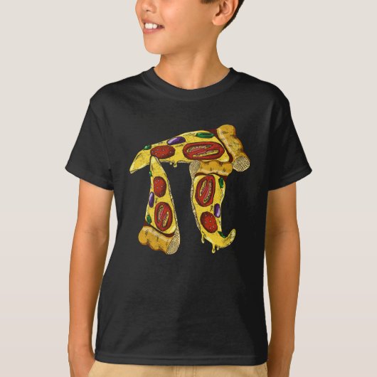 Pi Day Pizza Pi Funny Mathematik Food 3 14 T-Shirt (Vorderseite)