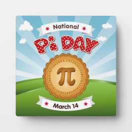 Pi Day Plaque Fotoplatte