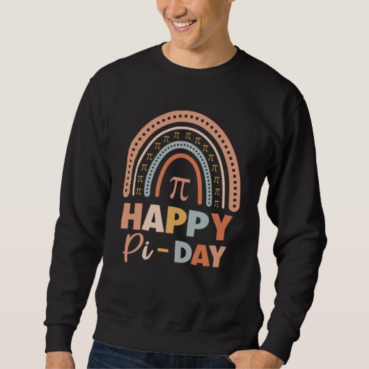Pi Day Rainbow Pi Sweatshirt (Vorderseite)