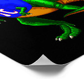 Pi Day Rex Dinosaur T Shirt Math Gift Men Women Ki Poster (Ecke)