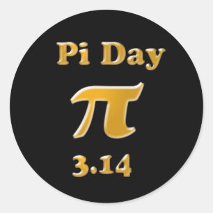 Pi Day Runder Aufkleber