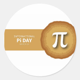 Pi Day Runder Aufkleber