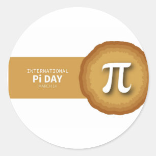Pi Day Runder Aufkleber