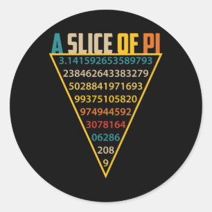 Pi-Day-S-Folie für Männer Frauen 3,14 Pi-Symbol Sh Runder Aufkleber