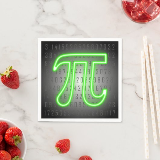 Pi Day Serviette (Beispiel)