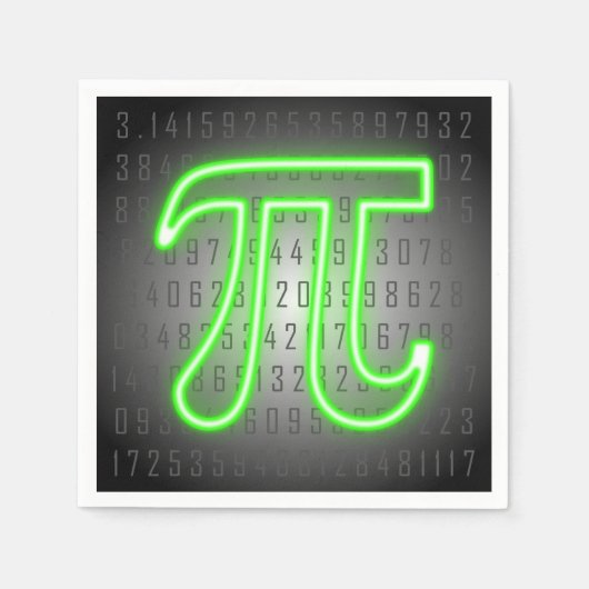 Pi Day Serviette (Vorderseite)