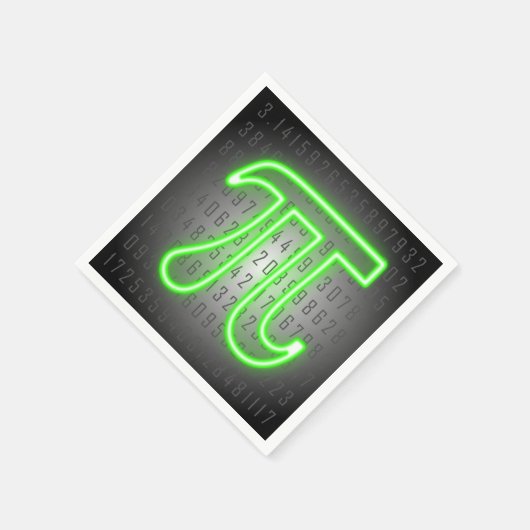 Pi Day Serviette (Ecke)