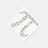 Pi Day Serviette (Ecke)
