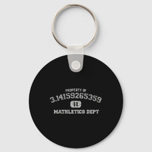 Pi Day Shirt 3.14 Pi Mathletics Dept Funny Gym Schlüsselanhänger