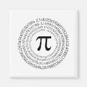 Pi Day Shirt Funny Pi Tshirt Geschenk für Mathe Lo Magnet (Vorne)