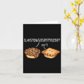 Pi Day Shirt Pi R Squared Formel Math Pie Kawaii Karte (Gelbe Blume)