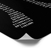 Pi Day Shirt Poster (Ecke)