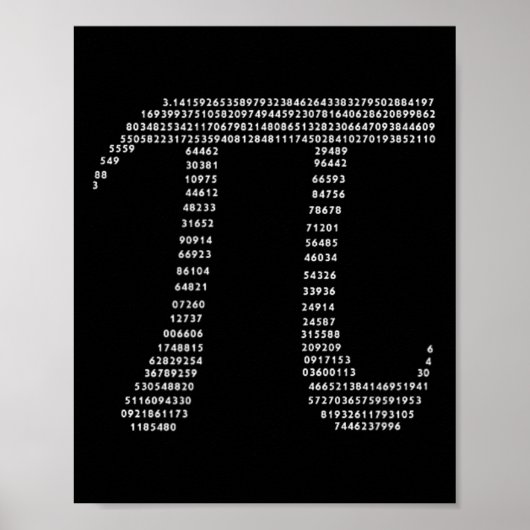 Pi Day Shirt Poster (Vorne)