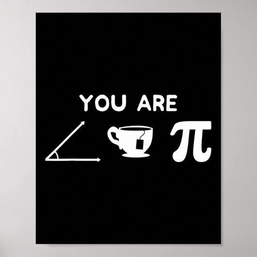 Pi Day Sie sind eine Süsse Pi Science Mathematik C Poster (Vorne)