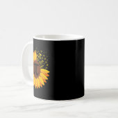 Pi Day Sonnenblume Pi Nummer Symbol Math Themed Sc Kaffeetasse (Vorderseite Links)