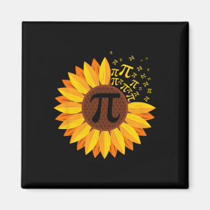 Pi Day Sonnenblume Pi Nummer Symbol Math Themed Sc Magnet