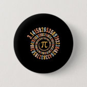 Pi Day Spiral Math Pi Button (Vorderseite)