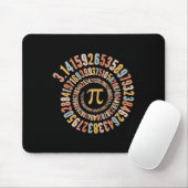 Pi Day Spiral Math Pi Mousepad (Mit Mouse)