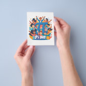 Pi Day Squad Celebration Design Flyer (Gruppe)
