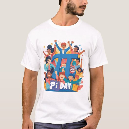 Pi Day Squad-Feierdesign T-Shirt (Vorderseite)