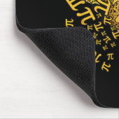 Pi Day Sunflower 3 Mousepad (Ecke)