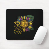 Pi Day Sunflower 3 Mousepad (Mit Mouse)