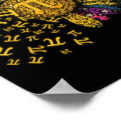 Pi Day Sunflower 3 Poster (Ecke)