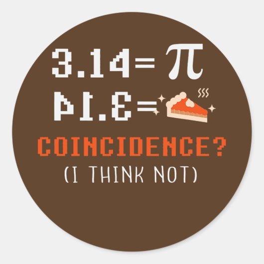 Pi Day Symbol Apparel Science Math Lehrer Runder Aufkleber (Vorderseite)